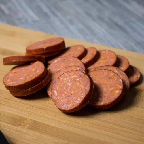 Miniatura 6 de Pepper Joe’s Salchichón Carolina Reaper de verano – Salchichón ahumado lentamente y picante de verano con el pimiento más picante del mundo y carne