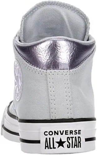Miniatura 5 de Converse Chuck Taylor All Star Madison Mid High - Tenis de lona unisex - estilo de cierre de cordones - Gris pálido lila