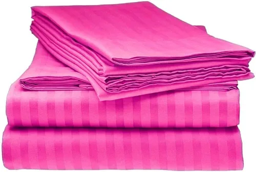 Miniatura 11 de Yarns of Cotton Juego de sábanas de 4 piezas para sofá cama tamaño individual, 400 hilos, se adapta a colchones de hasta 6 pulgadas de caída