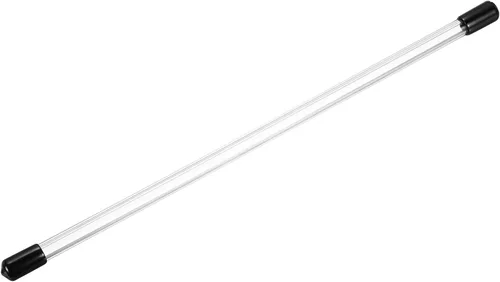 Miniatura 20 de MECCANIXITY Tubo de Almacenamiento Transparente 23x25mm Pequeño Tubo de Plástico Redondo con Tapas Botella Contenedor Rígido 300mm/12 Pulgadas
