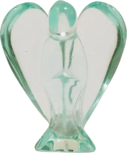 Miniatura 26 de Estatua de ángel guardián de oración de cristal curativo de cornalina natural, 2 pulgadas, tallado en bolsillo, figuras de piedra de palma