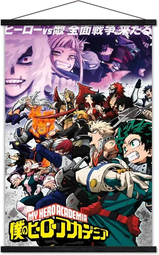 Miniatura 8 de Trends International My Hero Academia: Season 6 - Póster de pared de arte clave, 22.37 x 34.00 pulgadas, paquete de impresión premium y colgador