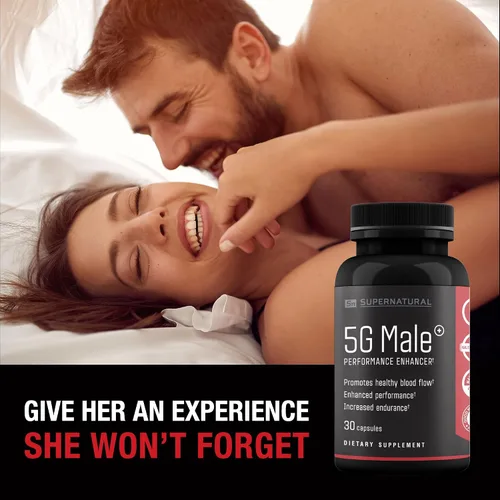Miniatura 7 de Supernatural Man Suplemento potenciador de T natural masculino 5G para el flujo sanguíneo, la resistencia, la fuerza y la resistencia, ginseng, ajo