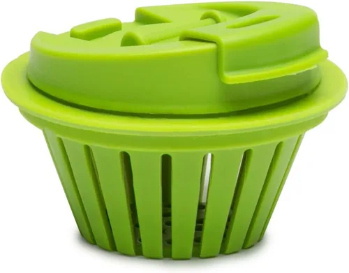 Miniatura 4 de Jarware Tapa de infusión de frutas para frascos Mason de boca regular, color verde (paquete de 2)