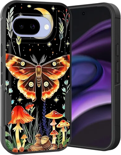 Miniatura 124 de Funda para Pixel 6A, Híbrida de Doble Capa de Servicio Pesado Resistente a Prueba de Golpes PC Duro + Funda Protectora de Silicona Suave para Google