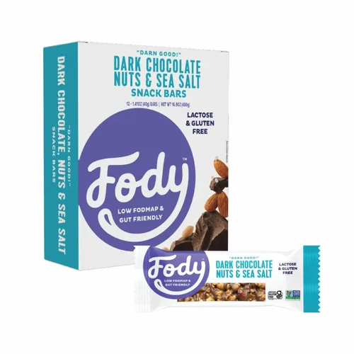 Miniatura 7 de Fody Foods - Barras de proteínas veganas de frutos secos Barra de bocadillos de proteínas de 0.11 oz Certificado bajo FODMAP Bocadillos