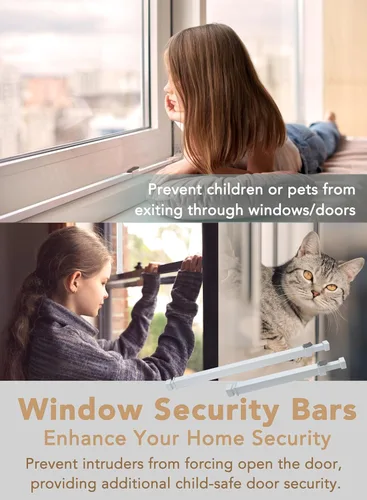 Miniatura 3 de Greatim GT-DB005 - Cerradura de ventana de seguridad para el hogar, cerradura de ventana de emergencia, a prueba de niños, sistema de bloqueo