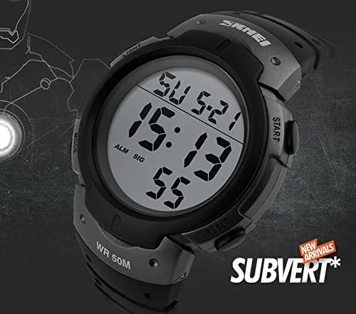Miniatura 3 de AIMES Unisex Digital Watch with Luminous Display Sport Watches for Men and Women Multiple Functions and Comfortable Design 50m Waterproof Watch