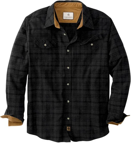 Miniatura 29 de Legendary Whitetails - Camisa de franela para hombre de manga larga con botones, ajuste relajado
