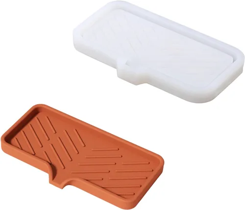 Miniatura 7 de Molde de silicona para jabonera de hormigón con drenaje, soporte de jabón de cemento para ducha/baño, herramientas de fabricación de bandejas