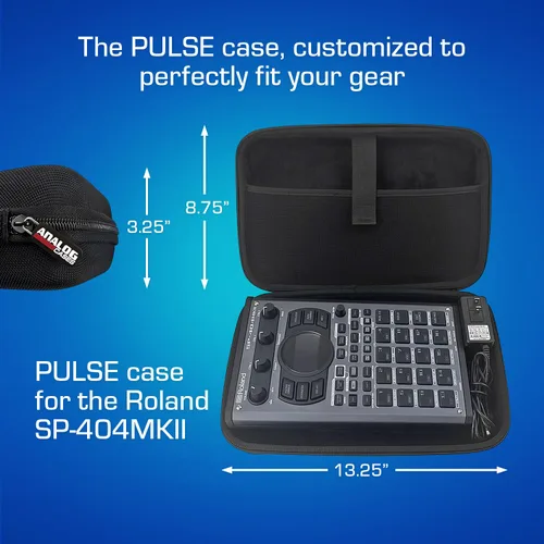 Miniatura 5 de ANALOG CASES Roland SP-404 MKII/SP-404 - Estuche rígido compacto de pulso personalizado para viajes