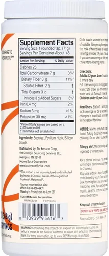 Miniatura 4 de Foster & Thrive Suplemento diario de polvo de cáscara de psyllium, fibra 4 en 1 para laxante de salud digestiva, alivia el estreñimiento ocasional