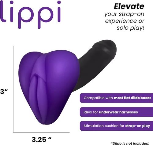 Miniatura 3 de Banana Pants Lippi - Cojín de estimulación con base de consolador, amoladora y Stroker para adultos con funda vibradora de bala, juguete sexual