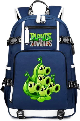 ISaikoy Game Plants vs. Zombies - Mochila de hombro para libros, mochila escolar, color 12