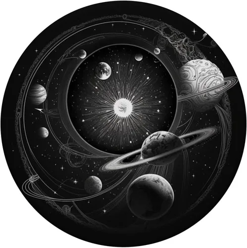 Miniatura 3 de Estética oscura linda luna hippie negra pagana Illuminati PopSockets intercambiables PopGrip