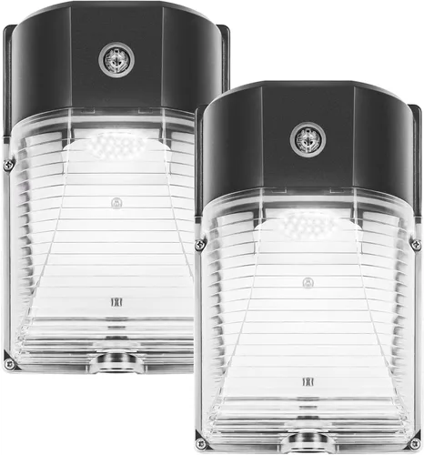 Miniatura 10 de Cinoton - Paquete de luces LED de pared, 26 W, 3000 lm, 5000 K (resistente al agua IP65), 100 – 277 Vac, 150 – 250 W MH/HPS, repuesto para Bronce