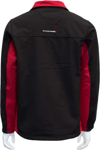 Miniatura 3 de Dodge Challenger Softshell Chaqueta de trabajo Rojo y Negro Cremallera ligera
