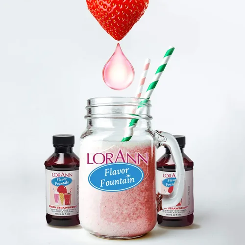 Miniatura 20 de LorAnn Fuente de sabor caramelo salado, botella de 4 onzas