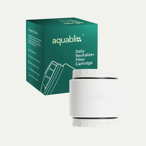 Miniatura 2 de AquaBliss SFC400 - Cartucho de repuesto para filtro de ducha revitalizante HD para SF400 y SF500 - 2x vitamina C + minerales para cabello sedoso