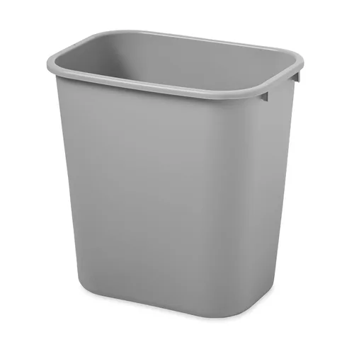Miniatura 27 de Rubbermaid Commercial Products - Basurero de escritorio de resina plástica Azul