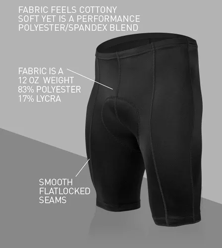 Miniatura 7 de Men's Century Padded Cycling Shorts Long Distance Peformance Three Inseams