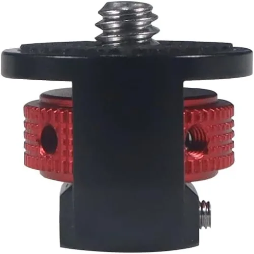 Miniatura 5 de Adaptador giratorio Cámara de 1/4 pulgadas 360° para bolsillo 2 FIMI Palm 2 trípode cabeza de bola jaula de brazo mágico Rig Soporte de luz flash