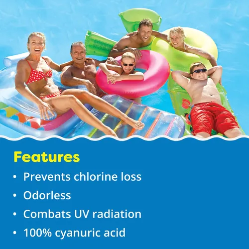 Miniatura 3 de In The Swim Estabilizador de piscina - 100% ácido cianúrico para protección y eficiencia de cloro - 5 libras