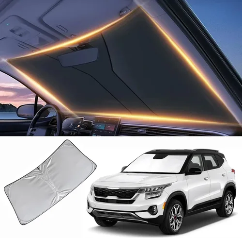 Miniatura 17 de Parasol para parabrisas delantero, protector de visera, accesorios para automóvil