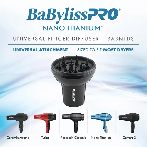 Miniatura 2 de BaBylissPRO Nano Titanium - Difusor universal para dedos