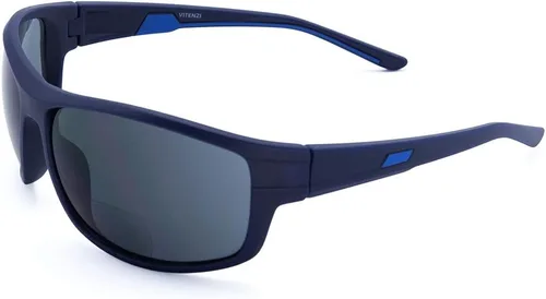 Miniatura 2 de VITENZI Gafas de sol bifocales envolventes lectores deportivos para leer bajo el sol de Bari, Azul