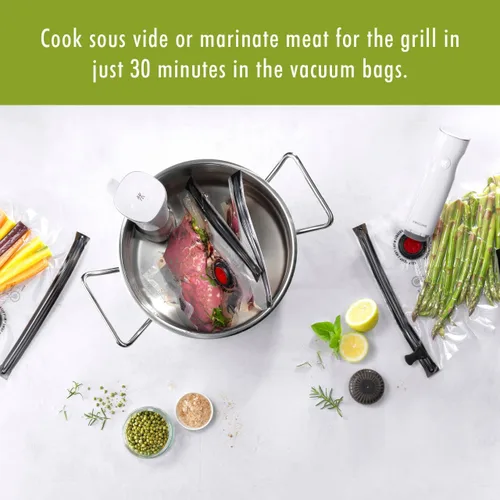 Miniatura 8 de ZWILLING Fresh & Save - Bolsas selladoras al vacío de 10 piezas, bolsas de Sous Vide, preparación de comidas, varios tamaños