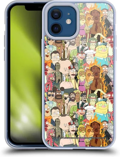 Miniatura 32 de Head Case Designs Funda de gel con licencia oficial de Rick and Morty Aliens Season 3 [protección de grado militar] compatible con Apple iPhone 12