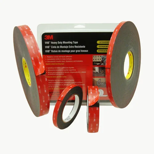 Miniatura 3 de 3M 5952 VHB - Cinta adhesiva: 1/2 pulgada. x 15 pies. (Negro)