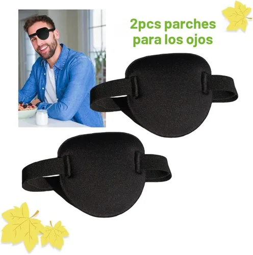 Miniatura 9 de 2 parches oculares para adultos y niños, parche ocular ajustable 3D para ojo derecho o izquierdo, cubierta de un ojo para ojos perezosos, disfraz
