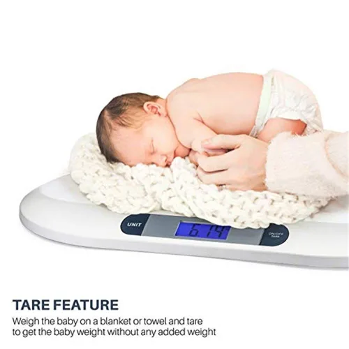 Miniatura 6 de Báscula electrónica digital para bebés de 44.1 lbs/44 libras, medición de peso para bebé/bebé/mascota con precisión, precisión de 0.35 onzas