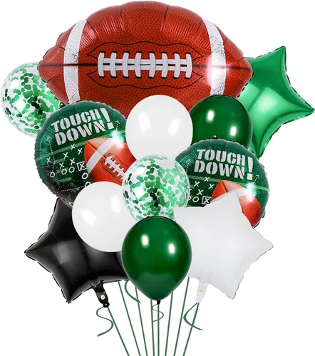Globos de fiesta de fútbol, globo con forma de fútbol de 27 pulgadas, ramo de globos de látex para adolescentes, decoración de fiesta de cumpleaños,