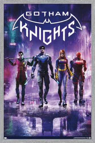 Miniatura 12 de DC Comics - Póster de pared de videojuegos Gotham Knights de arte clave, 34 pulgadas de largo x 22.4 pulgadas de ancho, versión sin marco