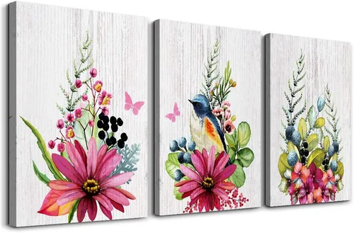 Miniatura 12 de Arte de pared para sala de estar, pintura abstracta en blanco y negro, decoración de pared para baño, dormitorio, obra de arte, pintura de 16" x