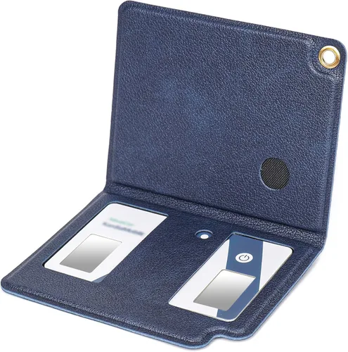 MGZNMTY Estuche de viaje rígido portátil para AliveCor Kardia tarjeta móvil monitor de frecuencia cardíaca/tarjeta Kardiamobile dispositivos de Azul