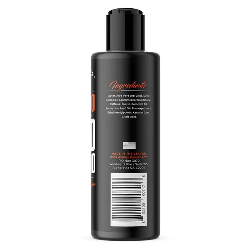 Miniatura 8 de Wild Willies Champú para barba con biotina y cafeína – Nutre y fortalece – Lavado facial hidratante anticaspa para hombres de todo tipo de barba
