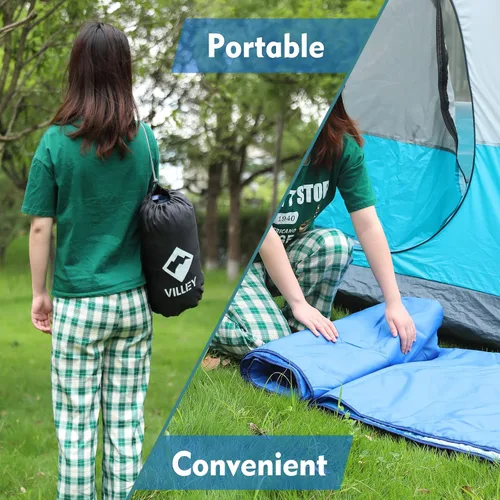 Miniatura 4 de VILLEY Manta de picnic, manta de campamento de 3 capas de 52 x 75 pulgadas, lavable a máquina, repelente al agua y a prueba de arena, plegable