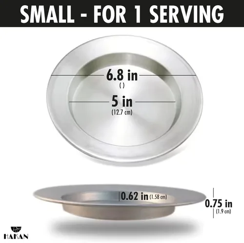 Miniatura 2 de Hakan Kunafa - Platos de servir para Kataifi Sartén de aluminio para hornear y servir Kunefe Molde para masa Knafeh Phyllo Fillo Plato
