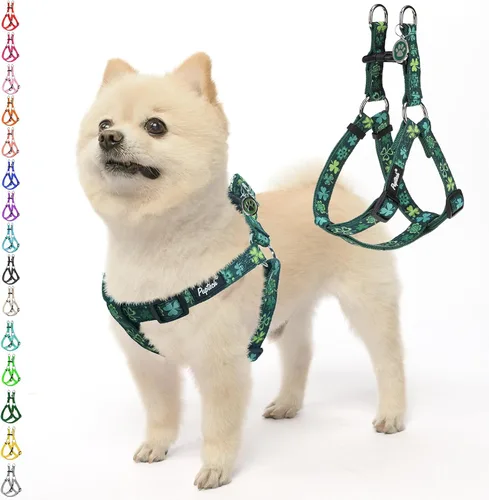 Miniatura 55 de PUPTECK arnés para perro para no jalar, reflejante, ajustable, básico, de nailon, chaleco para cachorro, para caminar al aire libre con etiqueta