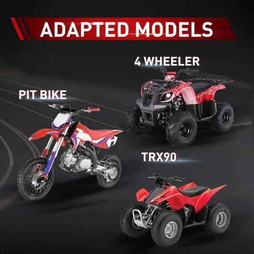 Miniatura 6 de WOOSTAR Piñón delantero para motocicleta 428-14T 17mm para 50cc 70cc 90cc 110cc 125cc Dirt Pit Bike Mini Bike ATV 4 ruedas Motocicleta