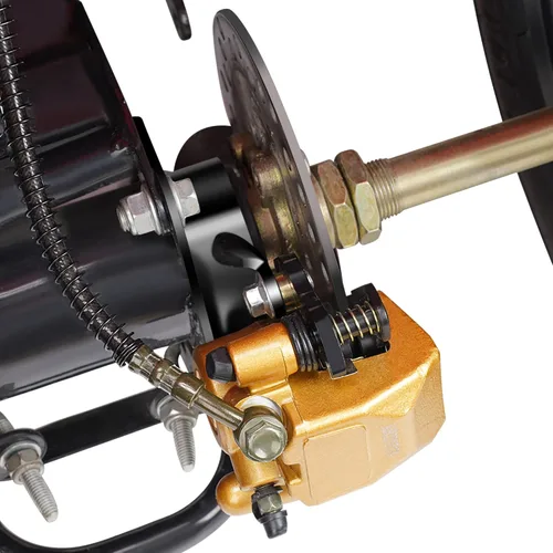Miniatura 3 de Reemplazo de Pinza de Freno Trasero ATV 80T - Compatible con 90 cc 110 cc 125 cc 150 cc 200 cc 6.5 HP kt196 gx150 Kandi Baja TaoTao Chinese Go Kart