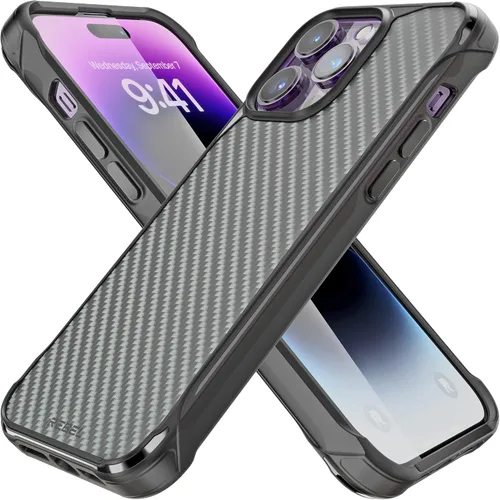 Miniatura 10 de REBEL Funda para iPhone 14 Plus [Serie de fibra de aramida Gen-4] Fuerte compatible con MagSafe, esquinas protectoras a prueba de golpes, botones