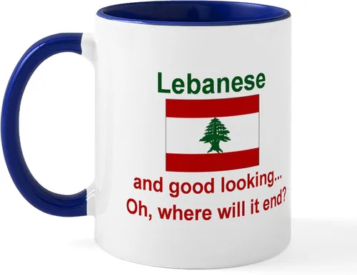 Miniatura 8 de CafePress #1 - Taza de café de cerámica libanesa de 11 oz (11.0 fl oz)
