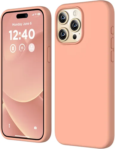 Miniatura 21 de Compatible con Funda para iPhone 15 Pro Max, Funda de Silicona Líquida, Cubierta Protectora Resistente a Golpes de Cuerpo Completo Funda Delgada