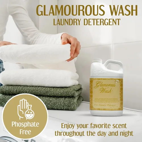 Miniatura 3 de Tyler Candle Fleur De Lis Glamorous Wash 16 oz Detergente fino para ropa con bolsa para secadora