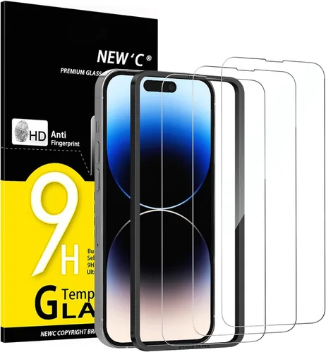 Miniatura 11 de NEW'C Paquete de 3 protectores de pantalla de privacidad para iPhone Air/iPhone 17 Air (6.5 pulgadas), película de vidrio templado antiespía
